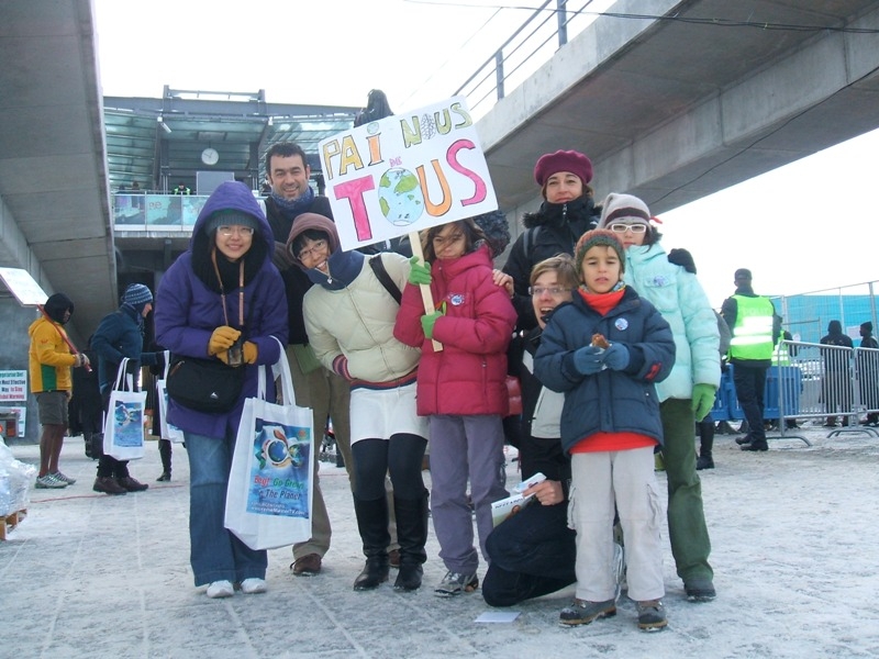 L'associació va enviar una delegació a la Cimera del Clima a Copenhagen