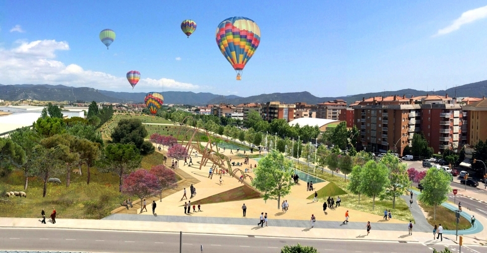 Imatge virtual del futur Parc Central