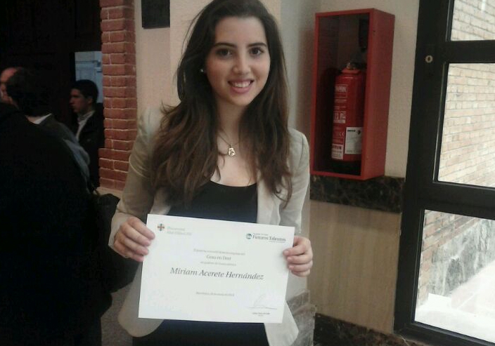 Miriam Acerete, alumna del Montclar