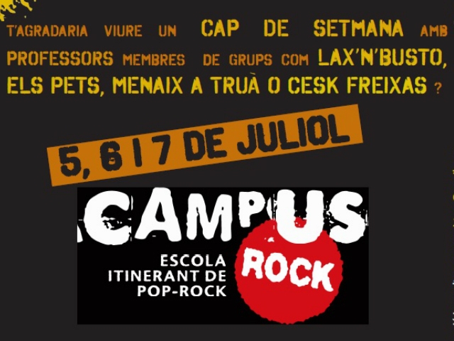 Cartell del Campus Rock