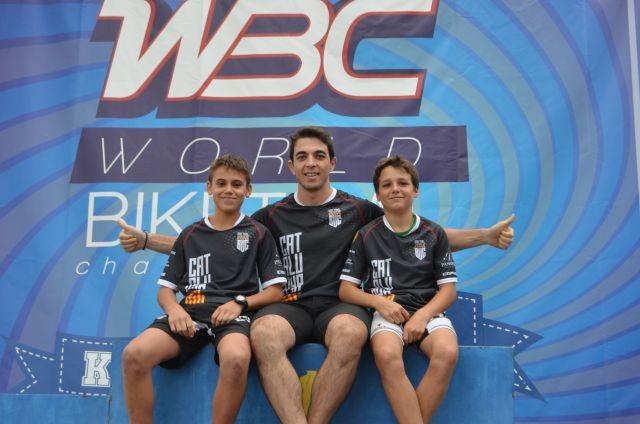 Els tres bikers de l'Anoia Trial Academy