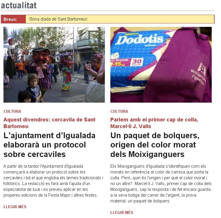 Portada divendres 24 d'agost