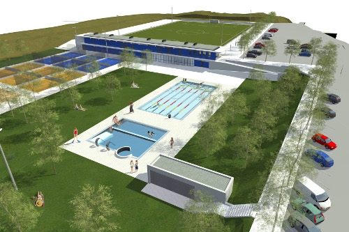 Imatge virtual del projecte de la piscina
