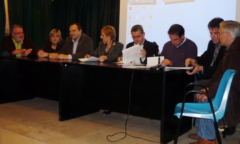 Alcaldes dels municipis adherits a la Xarxa TET