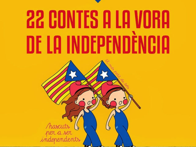 Fragment de la portada de '22 contes a la vora de la Independència'