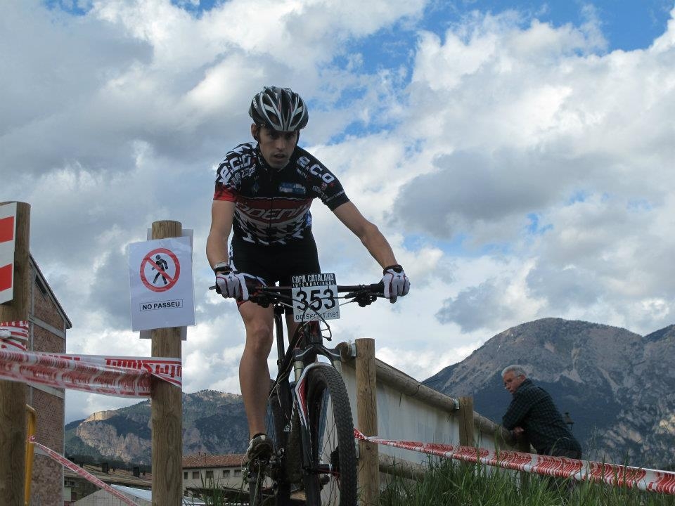 Enric Forn durant la prova