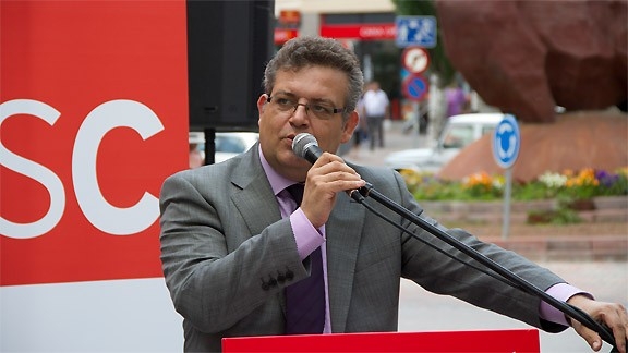 Romero, durant la campanya electoral