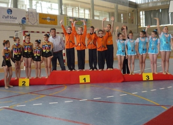 Pòdium benjamí del Campionat Comarcal