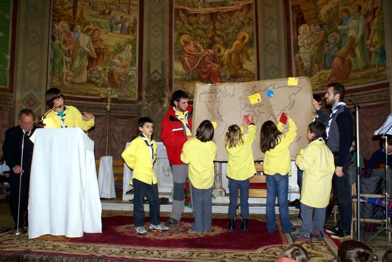 Una de les anteriors vetllades nadalenques, a Sant Guim de Freixenet