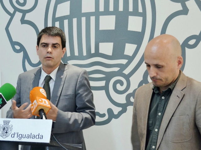 Marc Castells i Jordi Pont durant la presentació