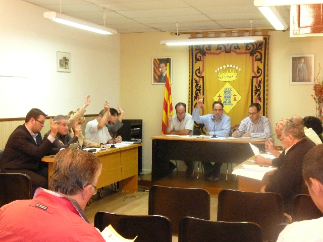 Ple de pressupostos a l'Ajuntament de La Torre