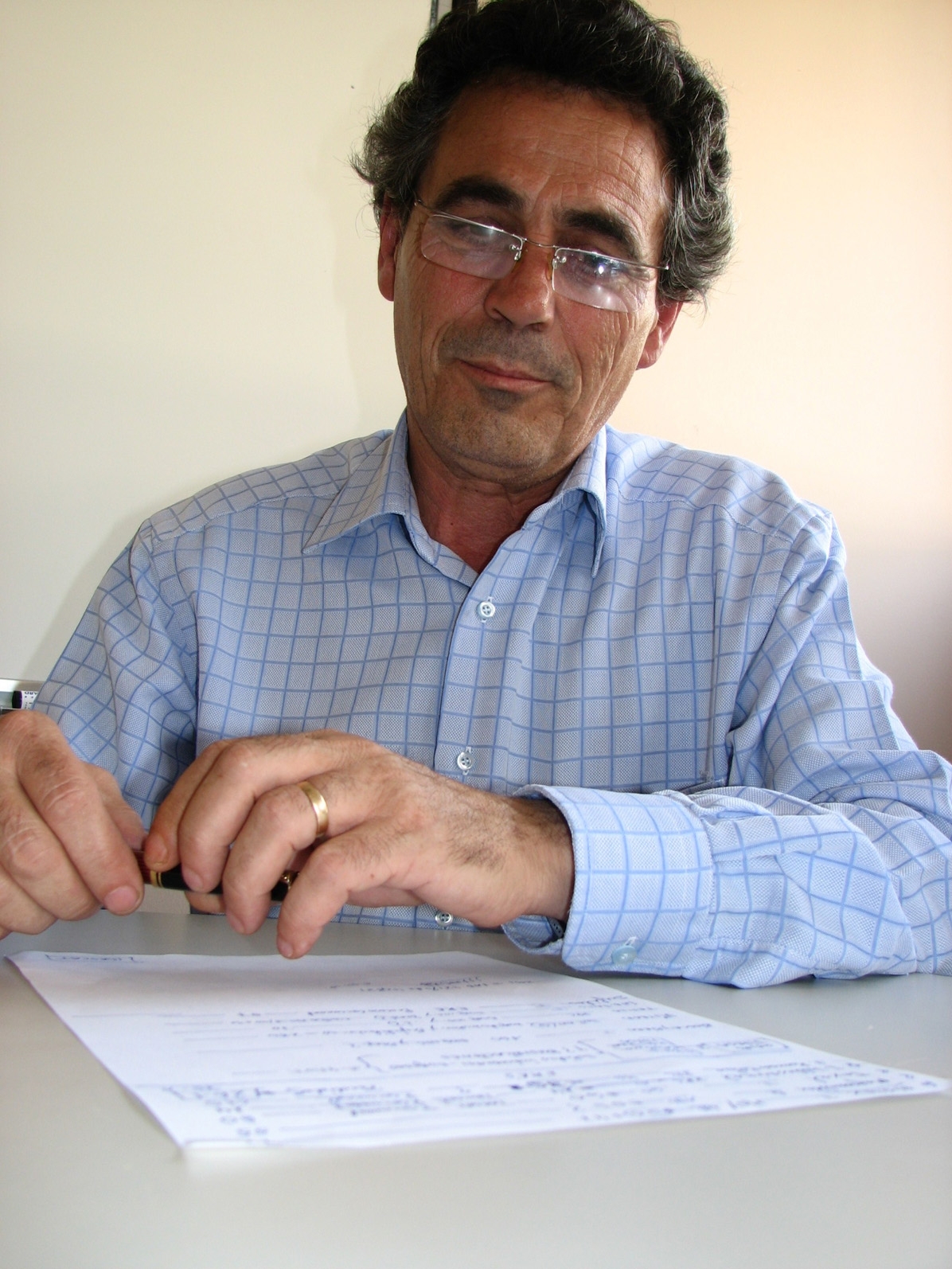 Alfons Amorós, secretari general de la FIA-UGT del sector tèxtil i químic a l´Anoia, l´Alt Penedès i el Garraf - Violeta Gumà - ACN