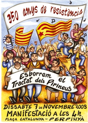 Cartell de la diada de Perpinyà