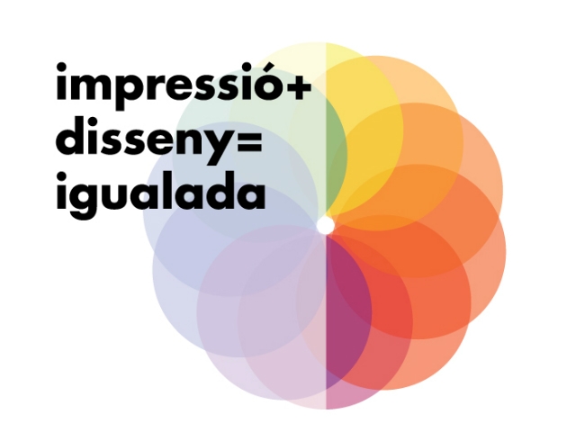 Logotip d' ''Impressió+disseny=igualada''