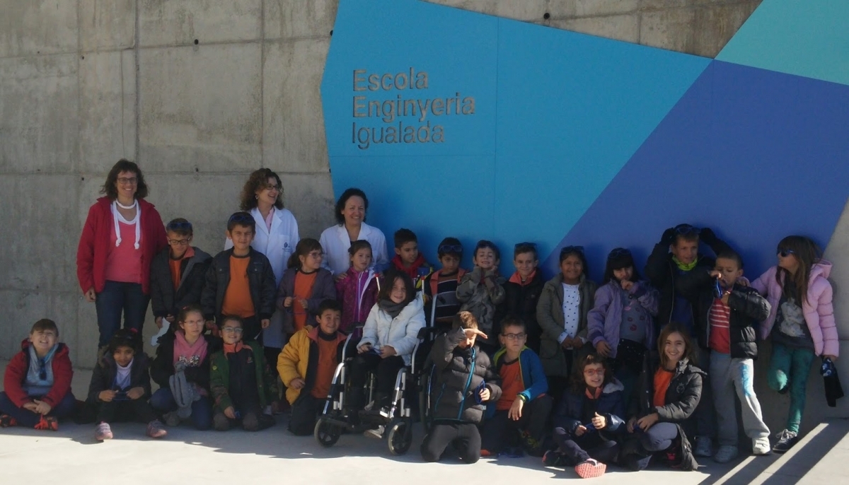 Una activitat del Dolors Martí, l'escola pública més recent d'Igualada, amb deu anys