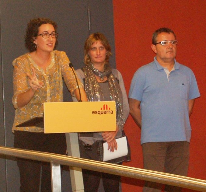 Marta Rovira, Jordi Calpe i Alba Vergés