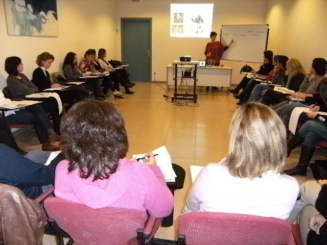 Una de les sessions del taller adreçat a les dones