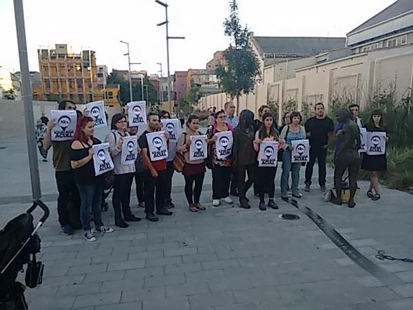 Un acte d'UCFR, a la Plaça de Cal Font