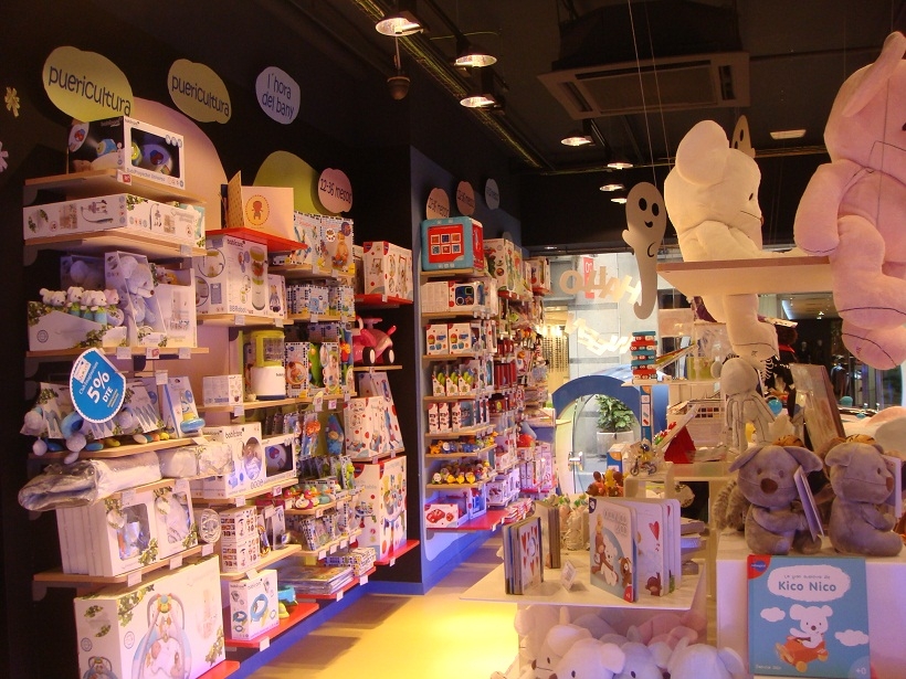 La botiga també ven productes de puericultura