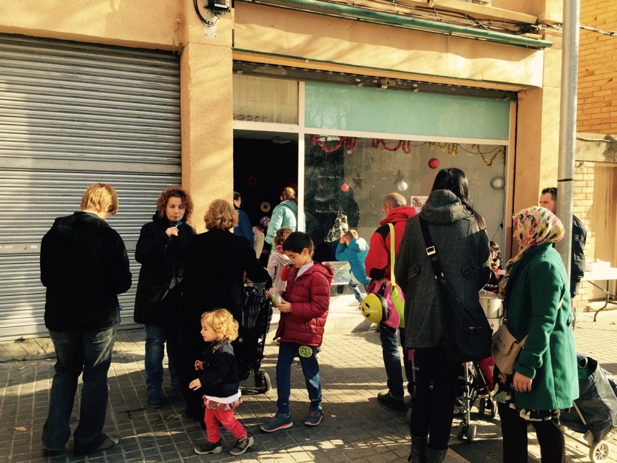 Imatge d'ahir de la Fira de Nadal de Montbui