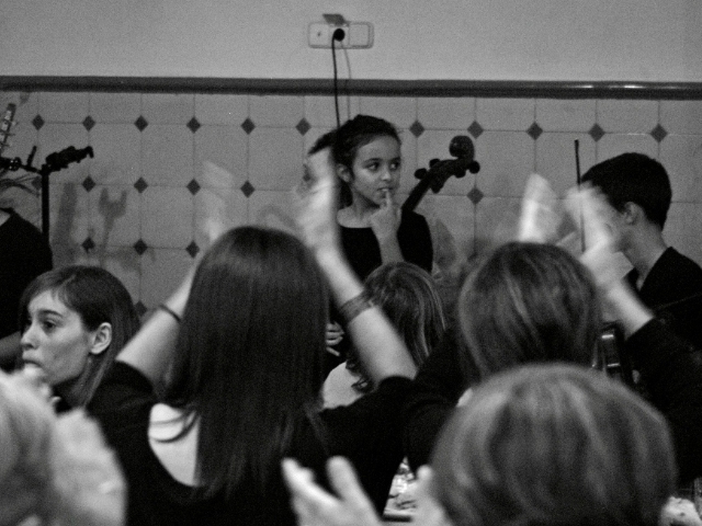 Un dels moments de l'actuació de dissabte. Foto: Jordi Castells