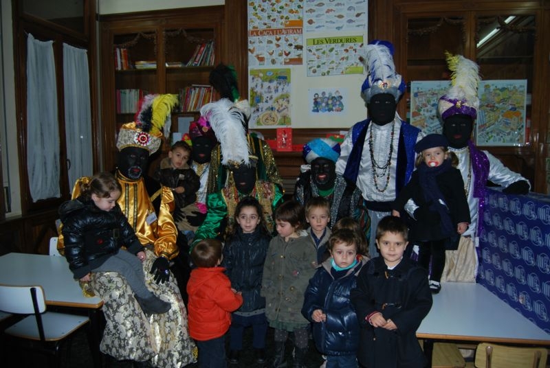 Els patges, amb els infants