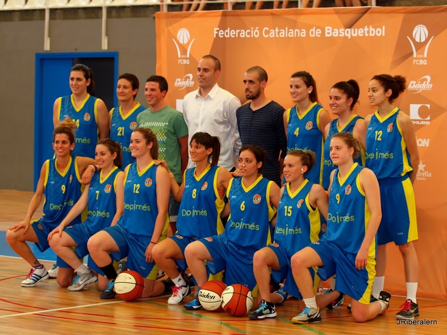 Sènior femení A 2012-13. Foto: J. Ribera