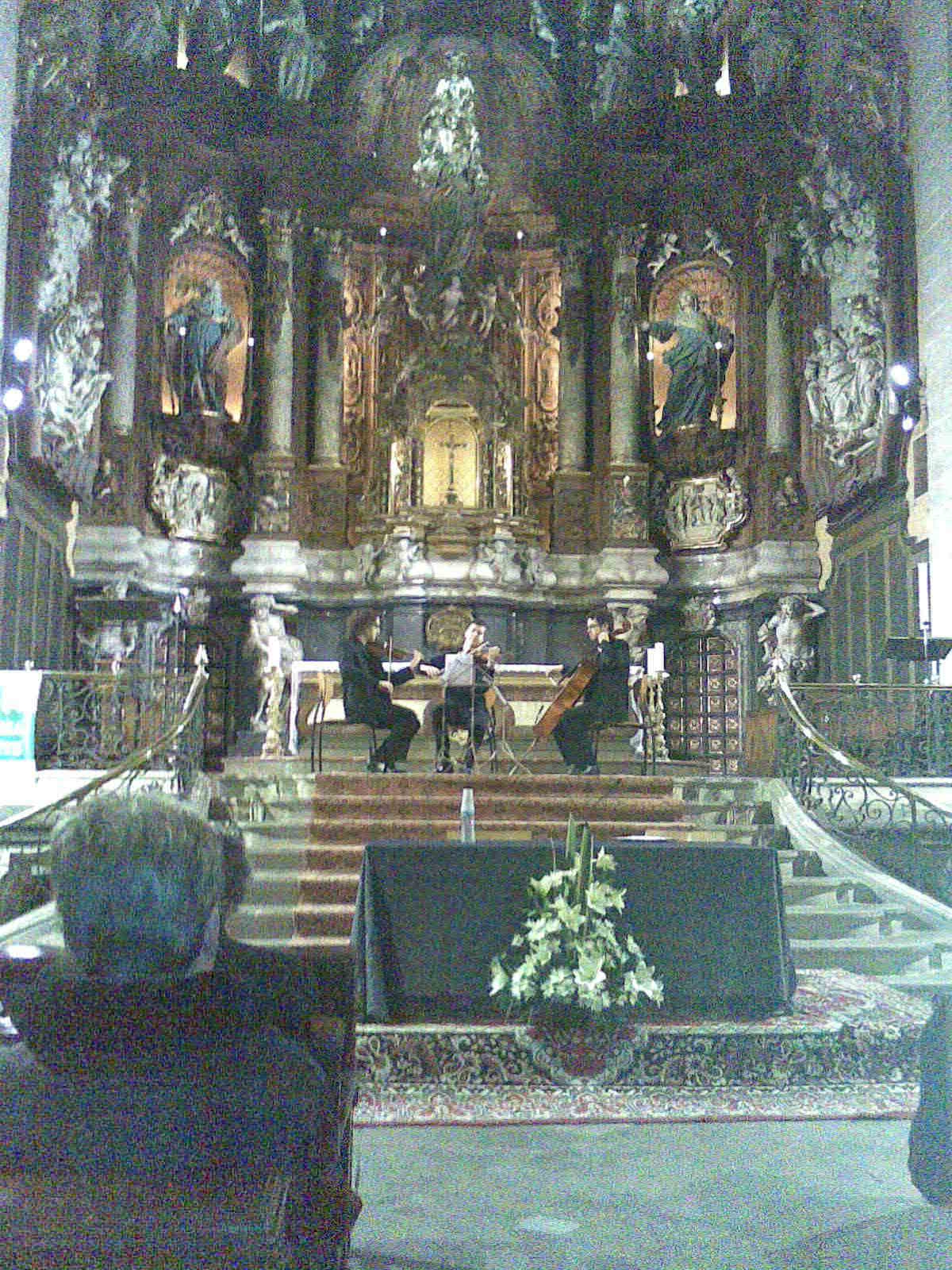 El Trio Staccato en el concert a la basílica