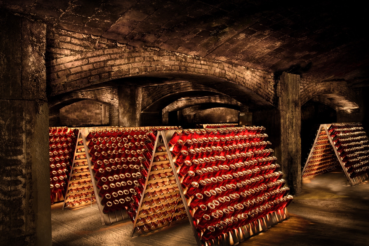 Una imatge de l'exposici&oacute;, presa a les Caves Juv&eacute; i Camps