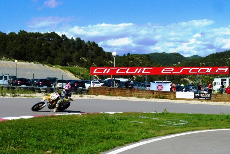 Supermotard al Parc Motor