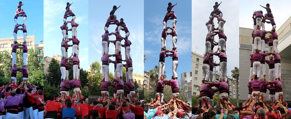 Tots els castells realitzats durant el cap de setmana