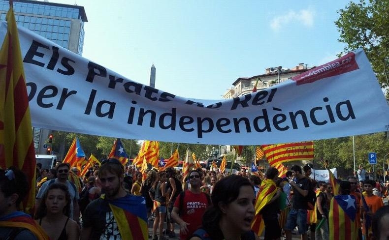 Veïns de Prats de Rei a la manifestació