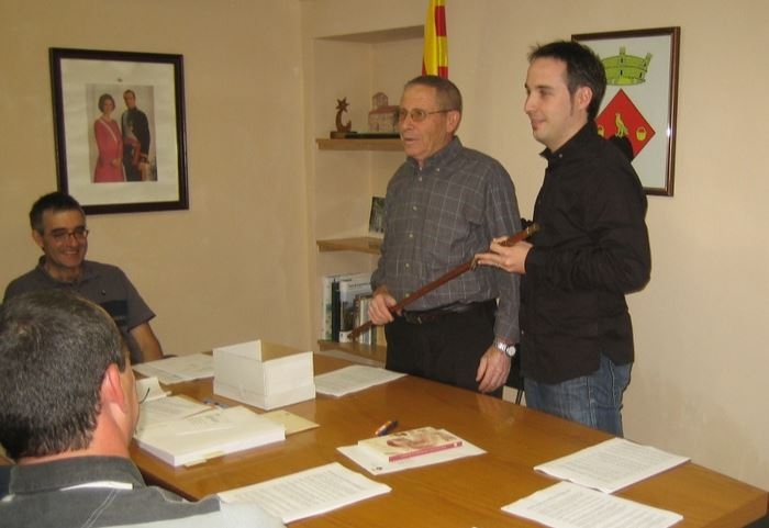 El relleu de Ramon a Jordi, el 2009