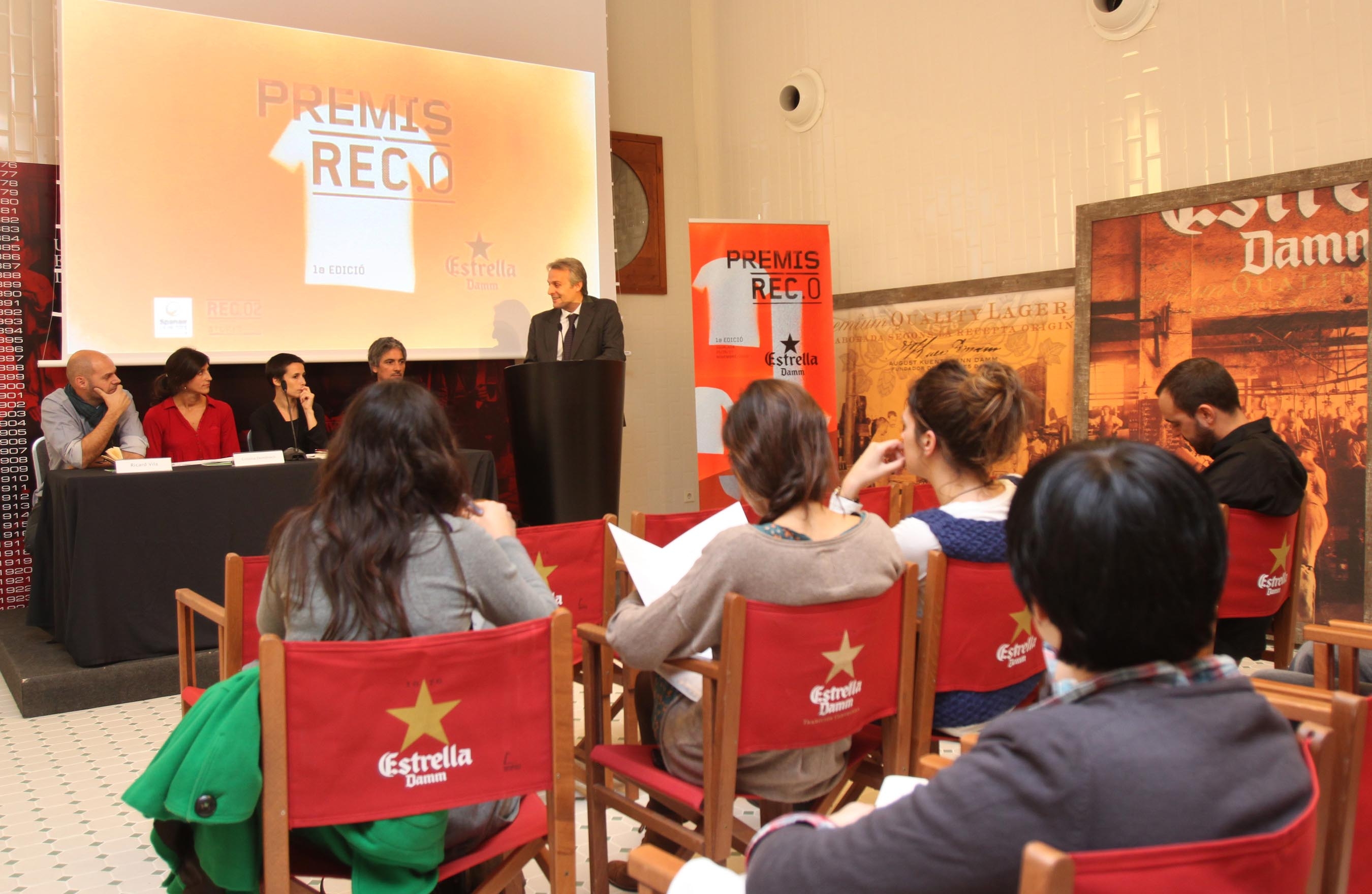 La Roda de premsa a Estrella Damm (Foto: Marc Vila)