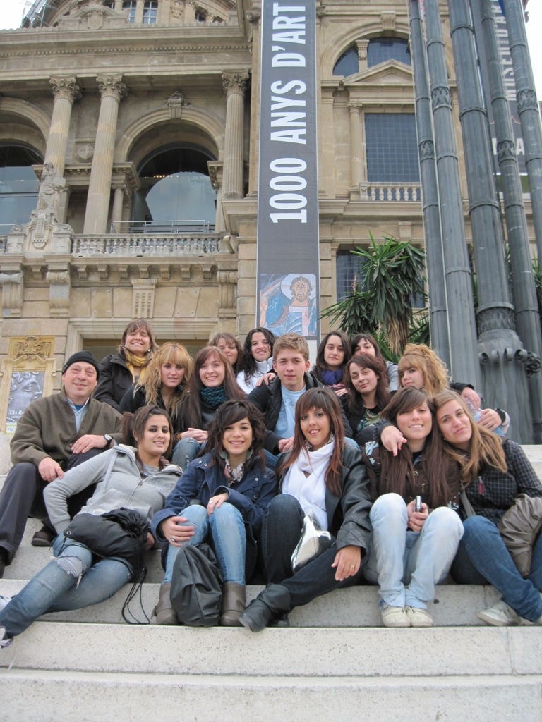 Els alumnes del Pla de les Moreres a Barcelona