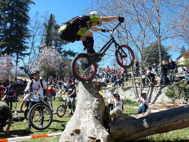 Bernat Seuba durant la prova a Tona