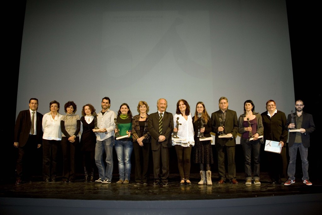 Els guanyadors dels Premis Ciutat d'Igualada 2009 - foto: M.Hidalgo