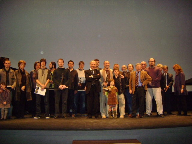 Els guanyadors de l'edició 2008 dels Premis Ciutat d'Igualada de Creació Artística
