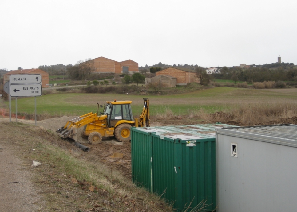 La depuradora es construirà just al costat del riu Anoia