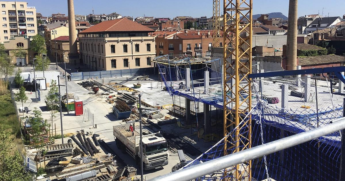 Les obres dels nous habitatges a Cal Font, el 2017 FOTO: Gestilar