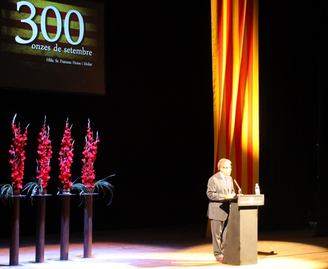 La conferència s'ha celebrat al teatre municipal l'Ateneu