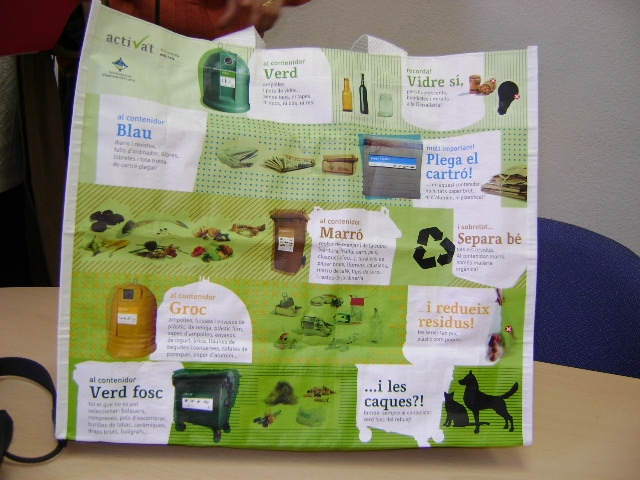 La bossa que es repartirà a les llars a partir del gener