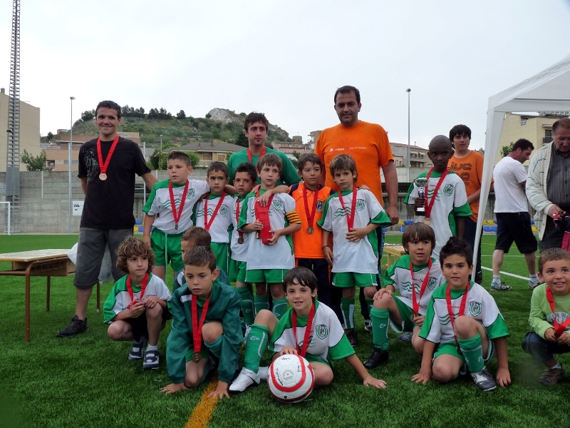 Campions del torneig pre benjamí: el CE ÒDENA