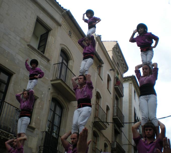 Actuació dels Moixiganguers a Manresa