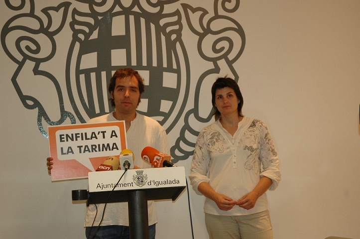 Víctor Borràs i Anna Bacardit durant la presentació