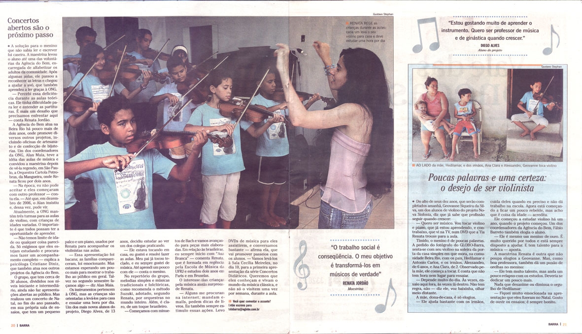 Reportatge al 'Globo Barra'