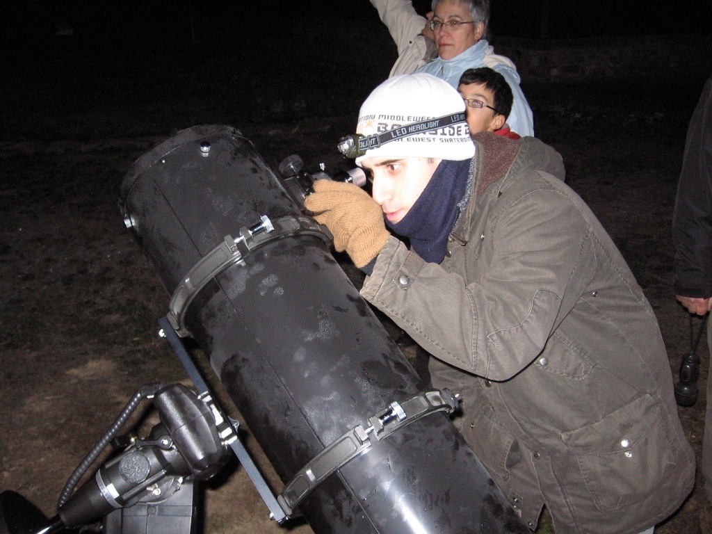 Observació nocturna malgrat el fred