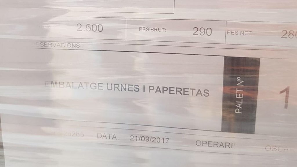 La captura de pantalla que hauria alertat la Benemérita