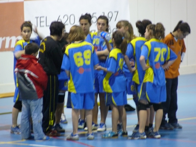 Equip de handbol infantil femení