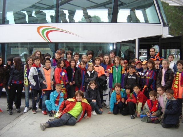 Autocar infantil FCB - Osasuna. 24 de març de 2010